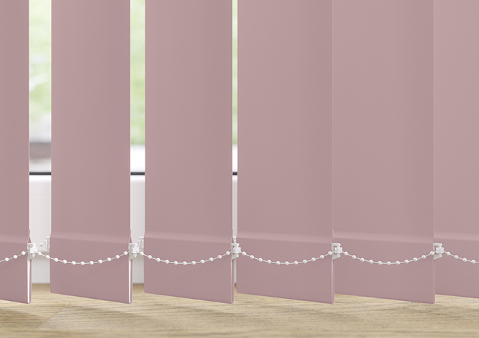 Trinity (Blackout), Soft Pink - Vertical Blind Slats - Image 3